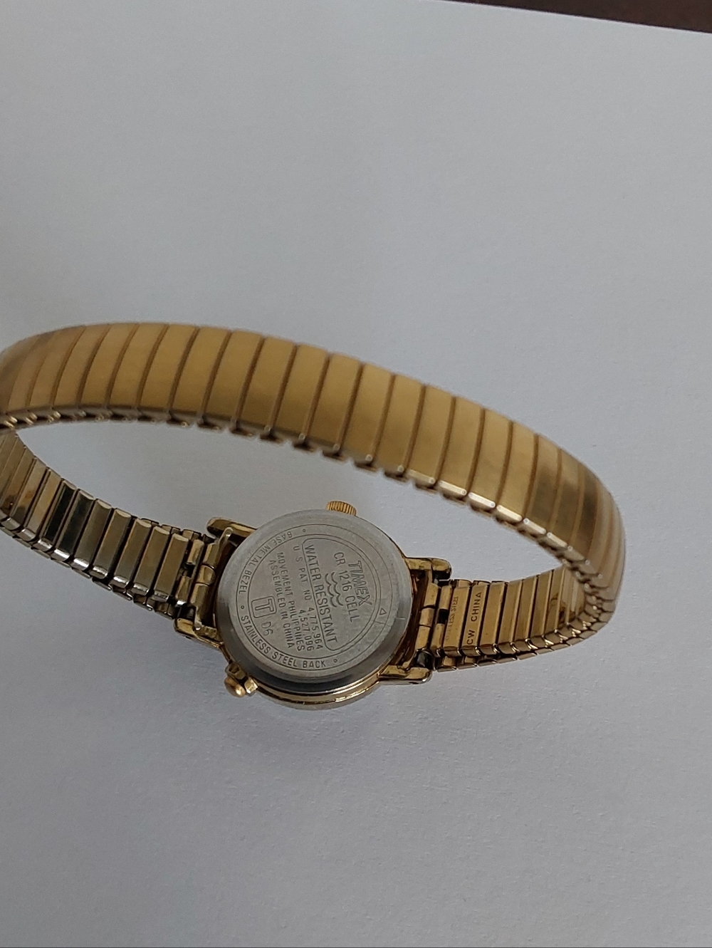 Vintage Timer Indiglo‎ Backlight Classic Gold Tone Round Face Women's Watch - Picture 4 of 6